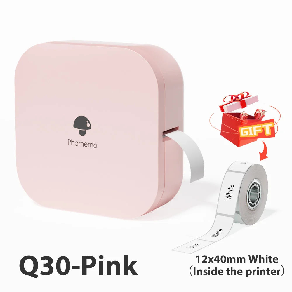 Phomemo Q30 Bluetooth-Thermoletikettendrucker, Etikettendrucker für unterwegs