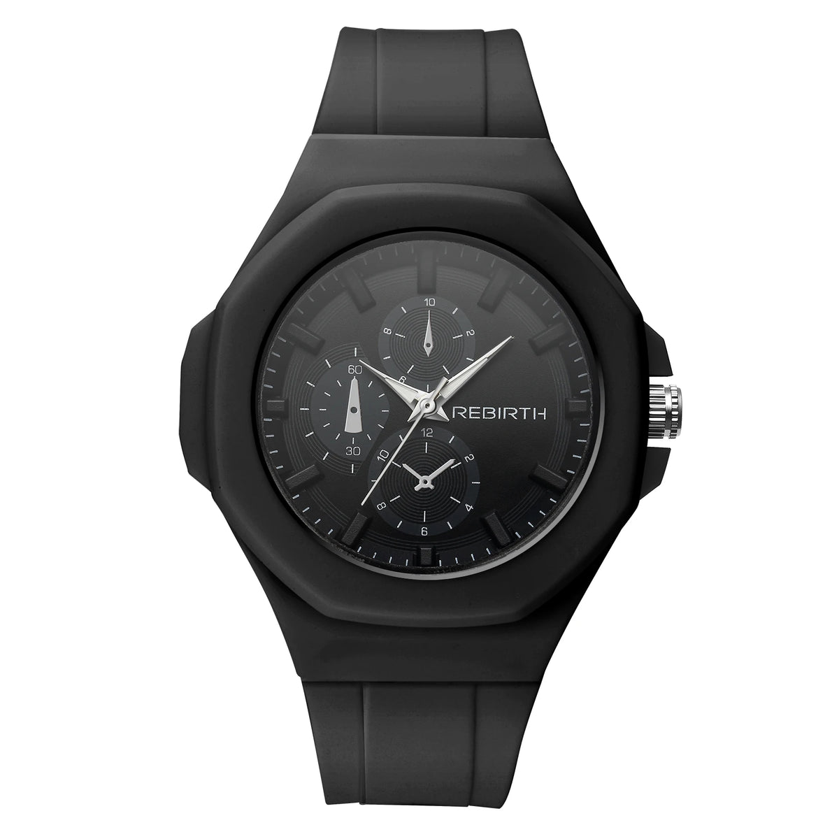 Unisex-Quarzuhr mit Silikonarmband – schlicht und stilvoll