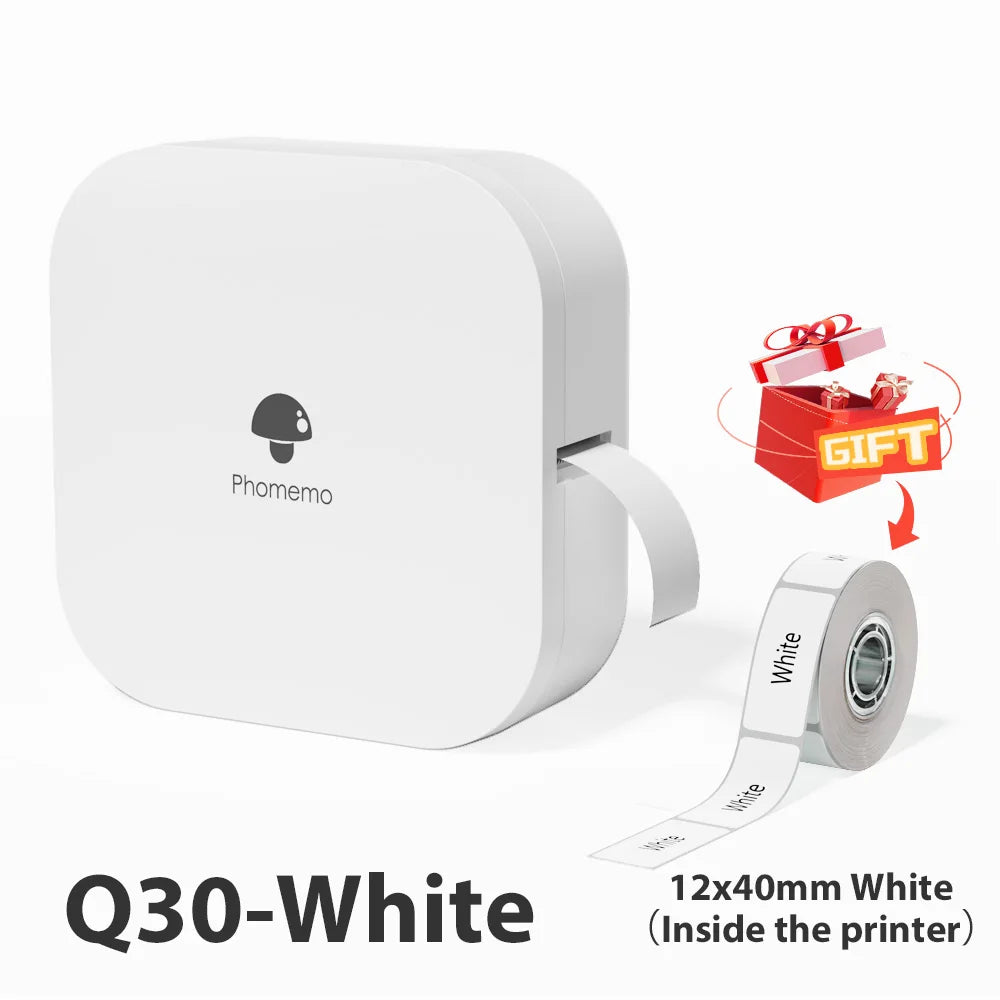 Phomemo Q30 Bluetooth-Thermoletikettendrucker, Etikettendrucker für unterwegs