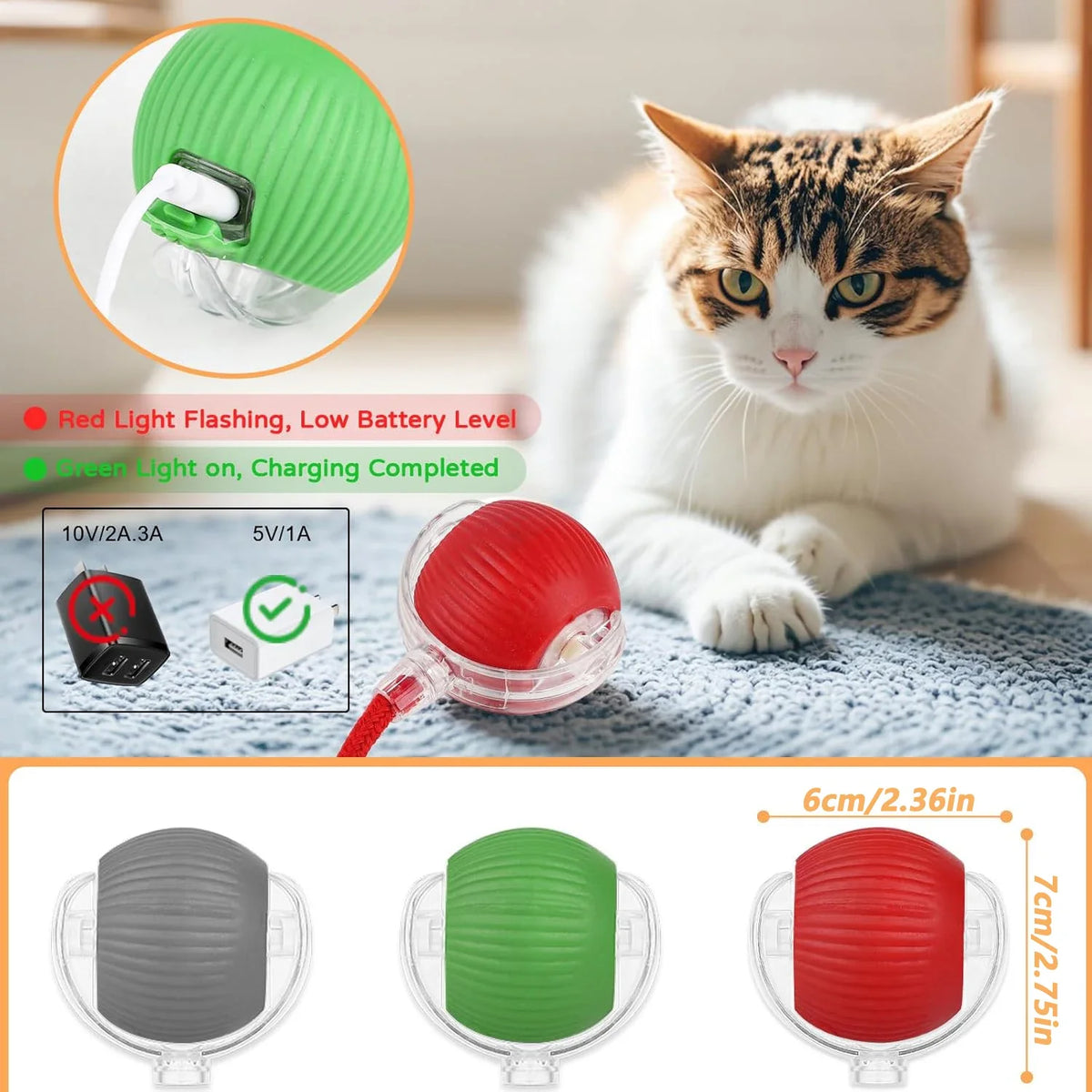 Intelligentes elektrisches Katzenspielzeug