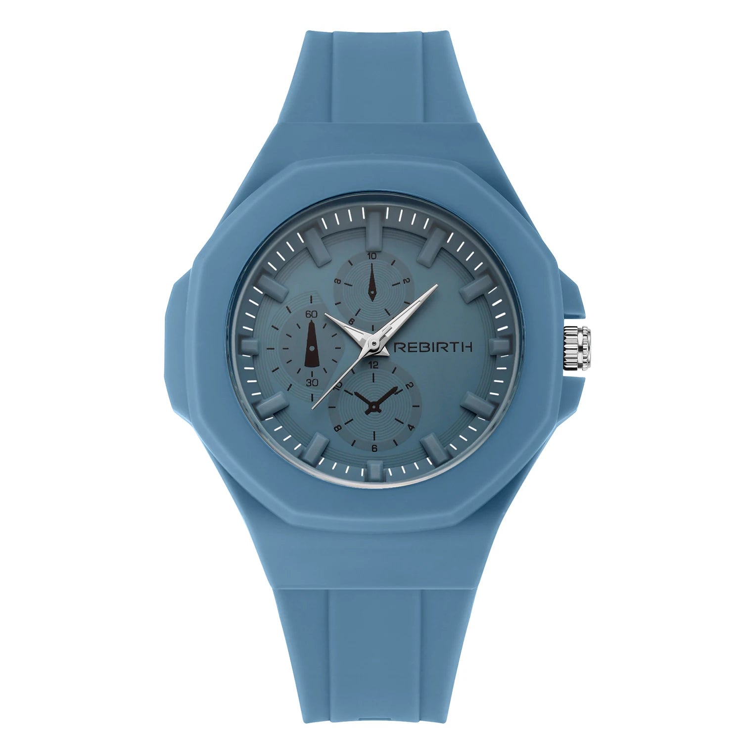 Unisex-Quarzuhr mit Silikonarmband – schlicht und stilvoll