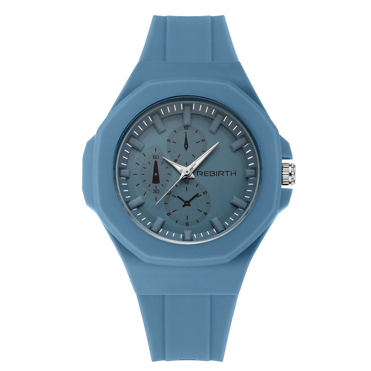 Unisex-Quarzuhr mit Silikonarmband – schlicht und stilvoll