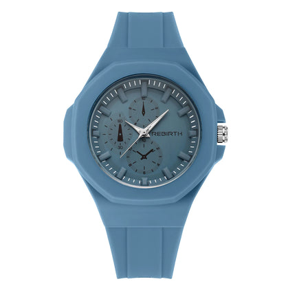 Unisex-Quarzuhr mit Silikonarmband – schlicht und stilvoll