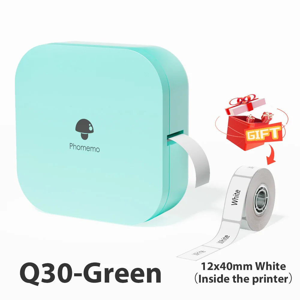 Phomemo Q30 Bluetooth-Thermoletikettendrucker, Etikettendrucker für unterwegs